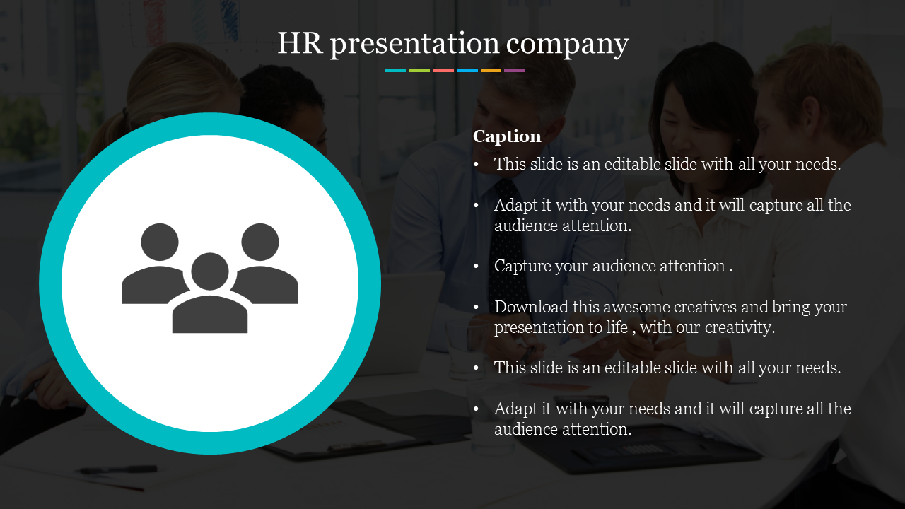 Stunning HR Presentation Company PowerPoint Template